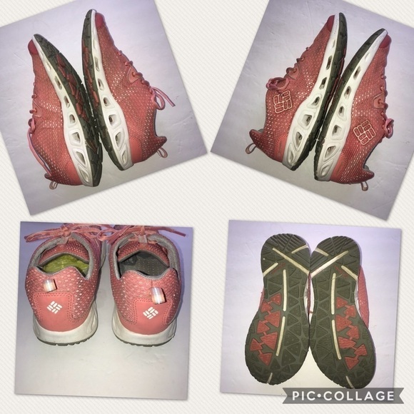 Columbia Light Coral Sneakers Tennis Shoes 9 - Picture 5 of 6